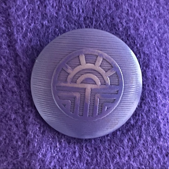 Féraud Angora Purple Blazer Jacket, Super Soft - Picture 11 of 12